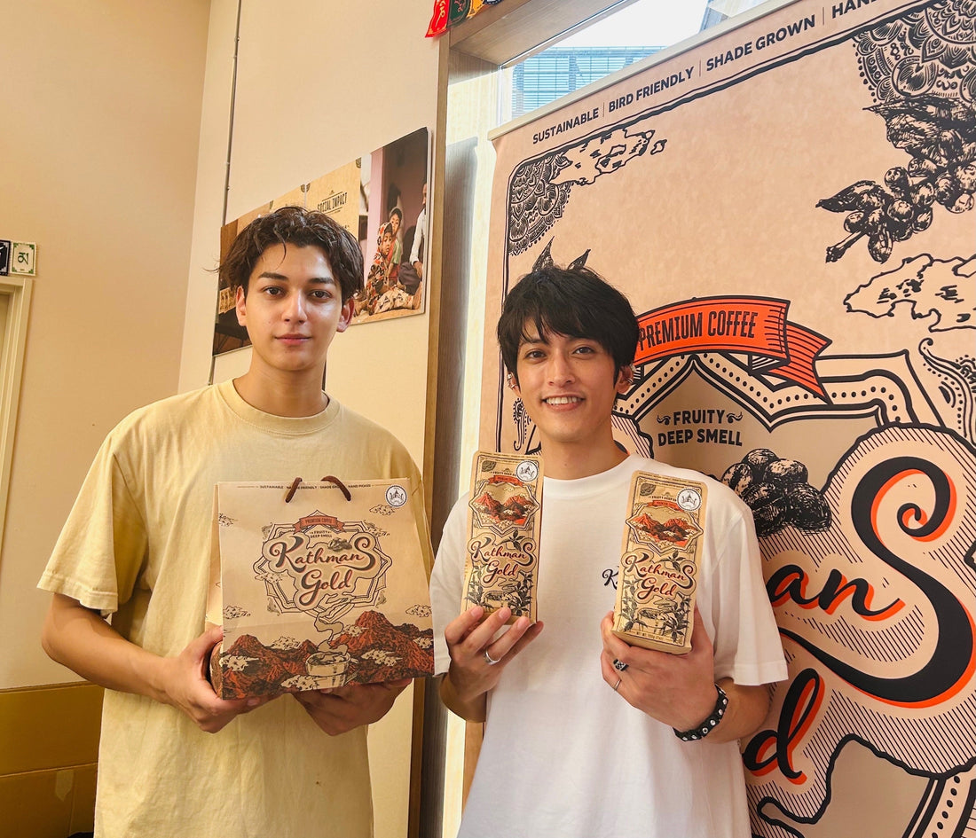 ネパール館でのネパールコーヒーのポップアップイベント